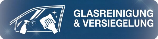 Glasreinigung und Versiegelung