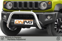 Frontschutzbügel für Suzuki Jimny GJ HJ 2018- 70mm Edelstahl Gutachten
