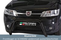 Frontbügel Edelstahl schwarz für Fiat Freemont 2011 - 76mm mit Gutachten Frontschutzbügel