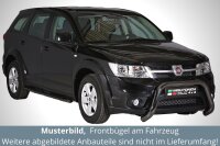 Frontbügel Edelstahl schwarz für Fiat Freemont 2011 - 76mm mit Gutachten Frontschutzbügel