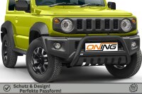 Frontschutzbügel mit Unterfahrschutz für Suzuki Jimny HJ GJ 2018- SCHWARZ 70mm Gutachten
