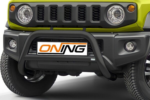 Frontschutzbügel mit Querstreben für Suzuki Jimny GJ HJ 2018- SCHWARZ 70mm Gutachten