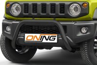 Frontschutzbügel für Suzuki Jimny GJ HJ 2018- SCHWARZ 70mm Edelstahl Gutachten