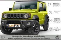Frontschutzbügel für Suzuki Jimny GJ HJ 2018- SCHWARZ 70mm Edelstahl Gutachten