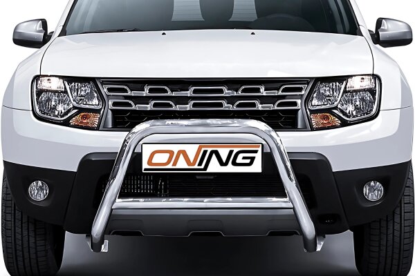 Frontbügel mit Querstreben für Dacia Duster 2010-2018 Edelstahl Gutachten