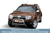 Frontbügel mit Querstreben für Dacia Duster 2010-2018 Edelstahl Gutachten