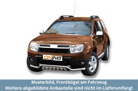 Frontbügel mit Unterfahrschutz für Dacia Duster 2010-2018 Ø60mm Gutachten
