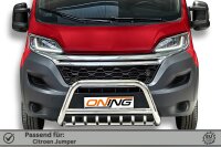 Frontbügel mit Unterbodenschutz für Citroen Jumper 2014-2024 70mm