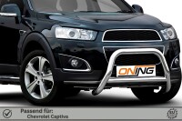 Frontbügel mit Querstreben für Chevrolet Captiva 2011-2015 70mm Gutachten