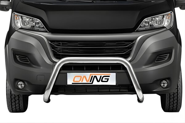 Frontbügel für Fiat Ducato 2014-2024 Ø70mm Gutachten Frontschutzbügel