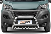 Frontbügel mit Unterbodenschutz für Fiat Ducato MAXI Camper 2006-2024 70mm Gutachten