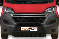 Frontbügel mit Unterfahrschutz für Citroen Jumper 2014-2024 SCHWARZ  Gutachten