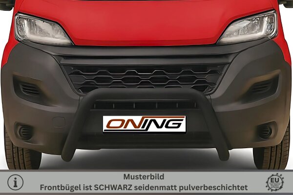 Frontbügel für Citroen Jumper 2014-2024 SCHWARZ 70mm Frontschutzbügel Gutachten