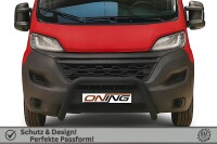 Frontbügel für Citroen Jumper 2014-2024 SCHWARZ 70mm Frontschutzbügel Gutachten
