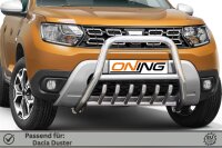 Frontschutzbügel für Dacia Duster 2018-2023 mit Unterbodenschutz 60mm Frontbügel