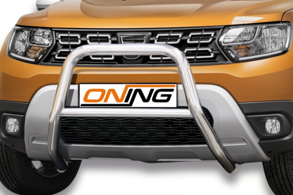 Frontbügel mit Querstreben für Dacia Duster 2018-2023 Edelstahl Gutachten