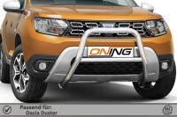 Frontbügel mit Querstreben für Dacia Duster 2018-2023 Edelstahl Gutachten