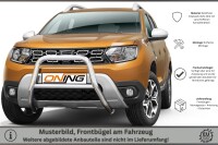 Frontbügel mit Querstreben für Dacia Duster 2018-2023 Edelstahl Gutachten