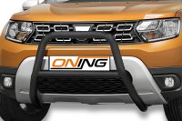 Frontbügel mit Querstreben für Dacia Duster 2018-2023 SCHWARZ  Edelstahl Gutachten