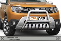 Frontbügel mit Unterfahrschutz für Dacia Duster 2018-2023 60mm Gutachten