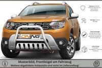 Frontbügel mit Unterfahrschutz für Dacia Duster 2018-2023 60mm Gutachten