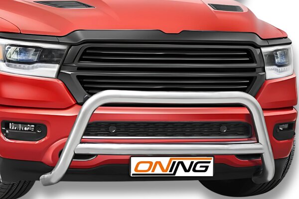 Frontbügel mit Querstrebe für DODGE RAM 1500 ab 2019- aus Edelstahl Ø76mm Gutachten