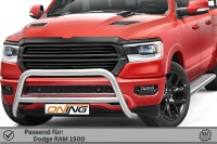 Frontbügel mit Querstrebe für DODGE RAM 1500 ab 2019- aus Edelstahl Ø76mm Gutachten