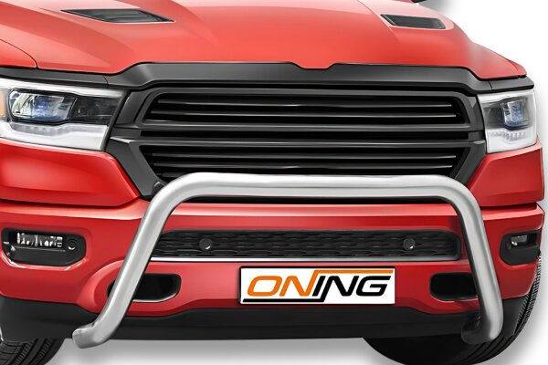 Frontbügel für DODGE RAM 1500 ab 2019- aus Edelstahl Ø76mm Gutachten