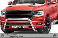 Frontbügel für DODGE RAM 1500 ab 2019- aus Edelstahl Ø76mm Gutachten