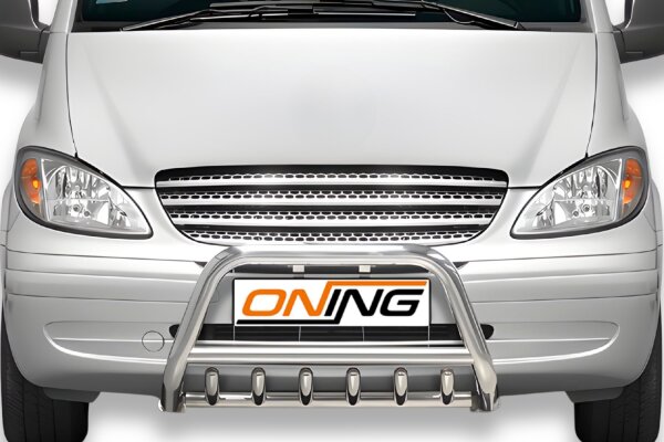 Frontschutzbügel mit Unterfahrschutz für Mercedes Vito W639 Bj.2003-2010 Gutachten