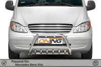 Frontschutzbügel mit Unterfahrschutz für Mercedes Vito W639 Bj.2003-2010 Gutachten