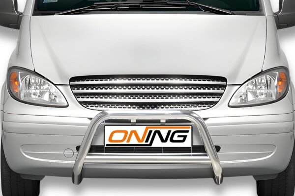 Frontschutzbügel mit Querstrebe passend für Mercedes Vito W639 Bj. 2003-2010