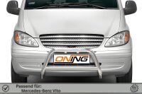 Frontbügel mit Querstrebe passend für Mercedes Vito W639 Bj. 2003-2010
