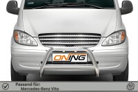 Frontschutzbügel mit Querstrebe passend für Mercedes Vito W639 Bj. 2003-2010