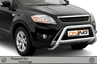 Frontbügel mit Querstreben für Ford Kuga 2009-2012 Edelstahl Gutachten
