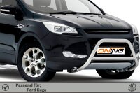 Frontbügel mit Querstreben für Ford Kuga DM2 II 2013-2016 60mm Edelstahl Gutachten