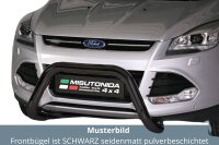 Frontbügel Edelstahl schwarz für Ford Kuga 2013-2016 76mm mit Gutachten Frontschutzbügel
