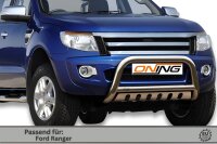 Frontbügel mit Unterfahrschutz für Ford Ranger 2011-2016 70mm Gutachten
