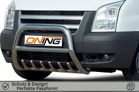 Frontbügel mit Unterbodenschutz für Ford Transit 2006-2014 70mm Gutachten