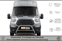 Frontbügel mit Querstreben für Ford Transit 2014-2019 Edelstahl Gutachten