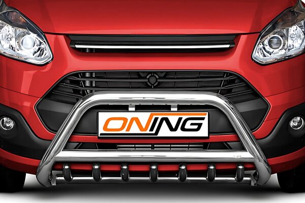 Frontbügel mit Unterbodenschutz für Ford Transit Custom 2012-2018 70mm Gutachten