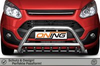 Frontbügel mit Unterbodenschutz für Ford Transit Custom 2012-2018 70mm Gutachten