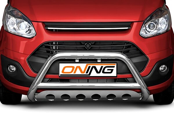 Frontbügel mit Unterfahrschutz für Ford Transit Custom 2012-2018 70mm