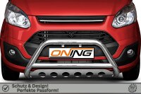Frontbügel mit Unterfahrschutz für Ford Transit Custom 2012-2018 70mm