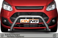 Frontbügel für Ford Transit Custom 2012-2018 70mm Frontschutzbügel Gutachten