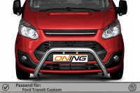 Frontbügel für Ford Transit Custom 2012-2018 70mm Frontschutzbügel Gutachten