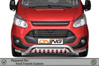 Frontbügel Unterfahrschutz für Ford Transit Custom 2012-2018 70mm breit