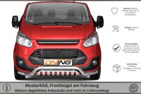 Frontbügel Unterfahrschutz für Ford Transit Custom 2012-2018 70mm breit