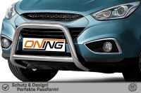 Frontbügel mit Querstreben für Hyundai IX35 2009-2015 70mm Edelstahl Gutachten
