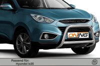 Frontbügel mit Querstreben für Hyundai IX35 2009-2015 70mm Edelstahl Gutachten
